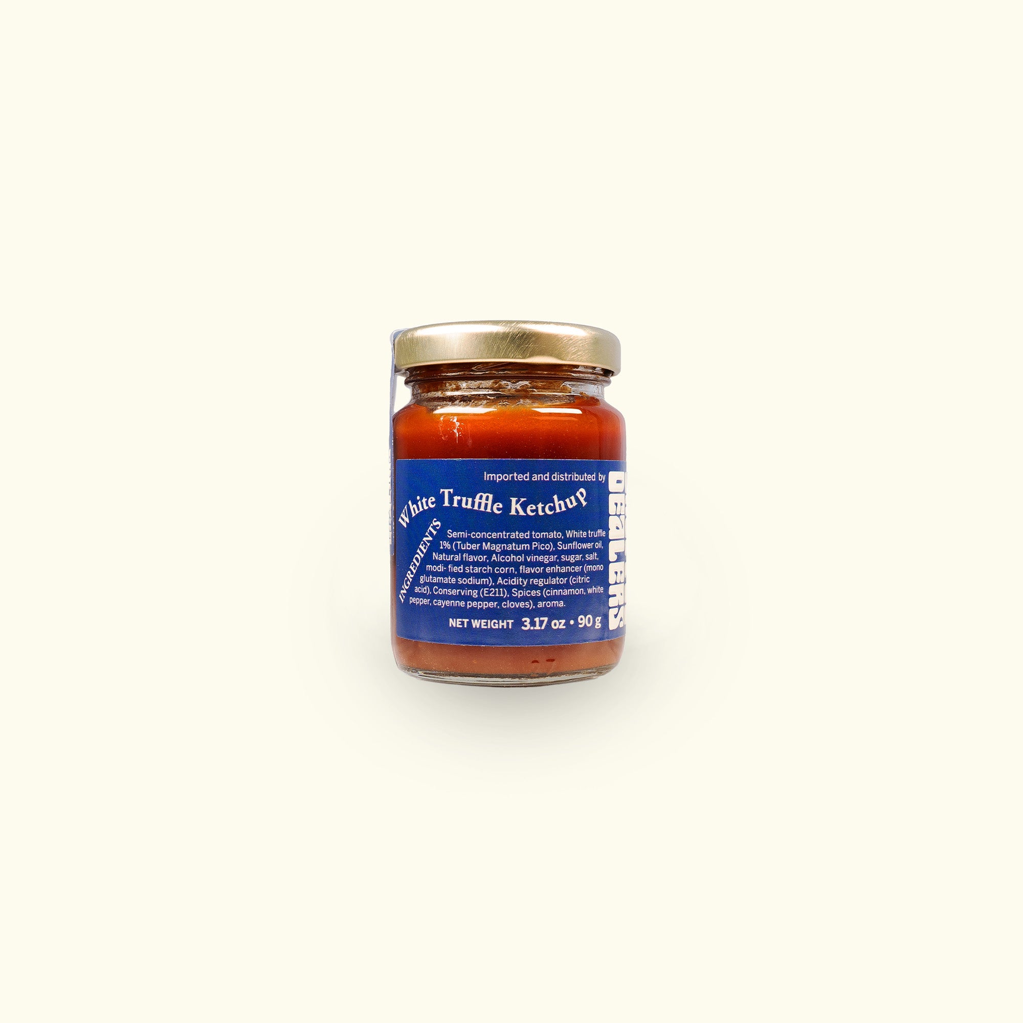 a jar of tomato sauce on a white background