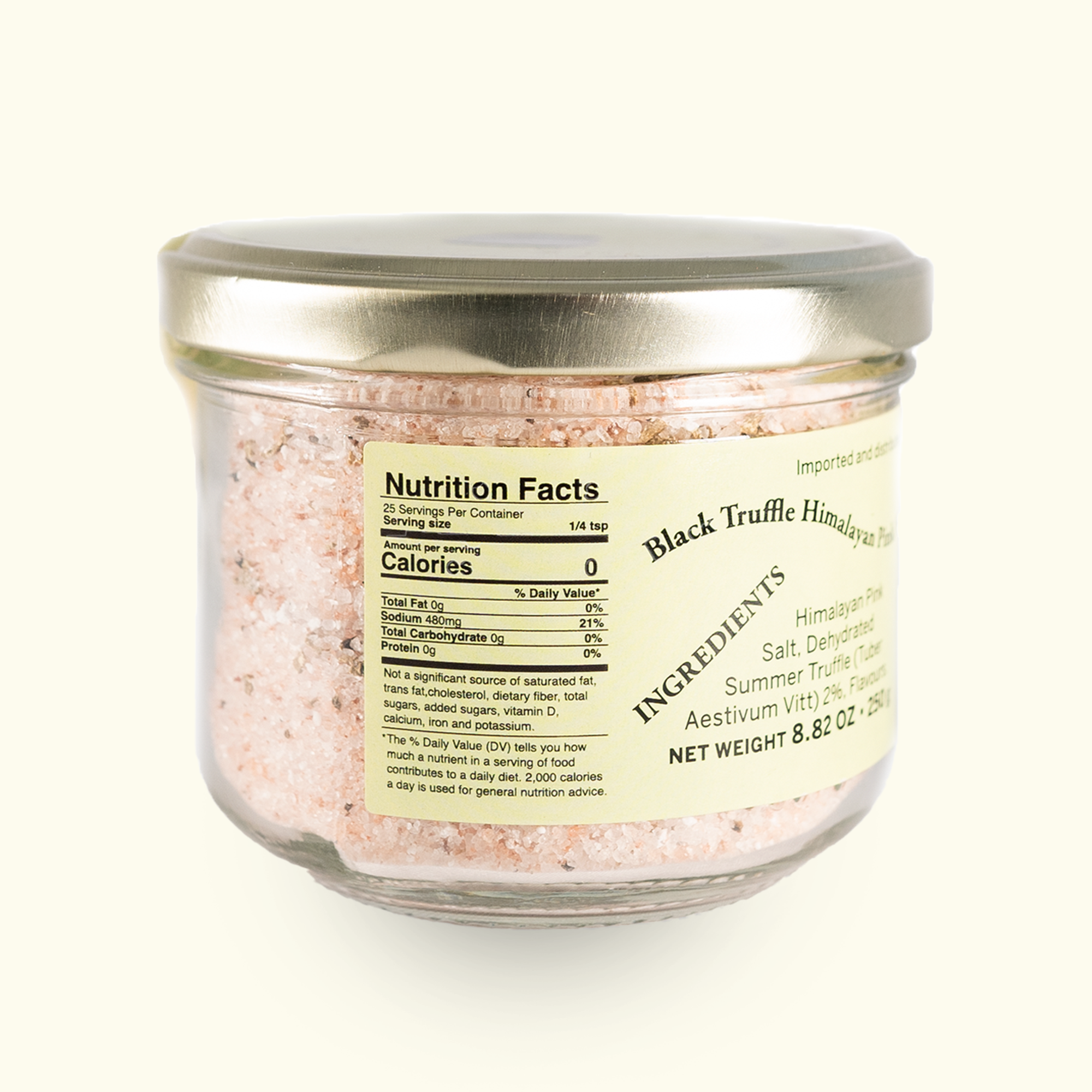 Black Truffle Himalayan Pink Salt